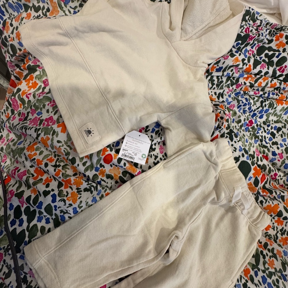 Kids Cream Matching Set
